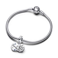 Charm Pandora Donna Moments in Argento Zirconia 792987C01 - 792987C01